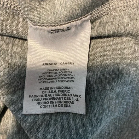 Nike NY Giants gray dri fit running short sleeve tee - Picture 5 of 6